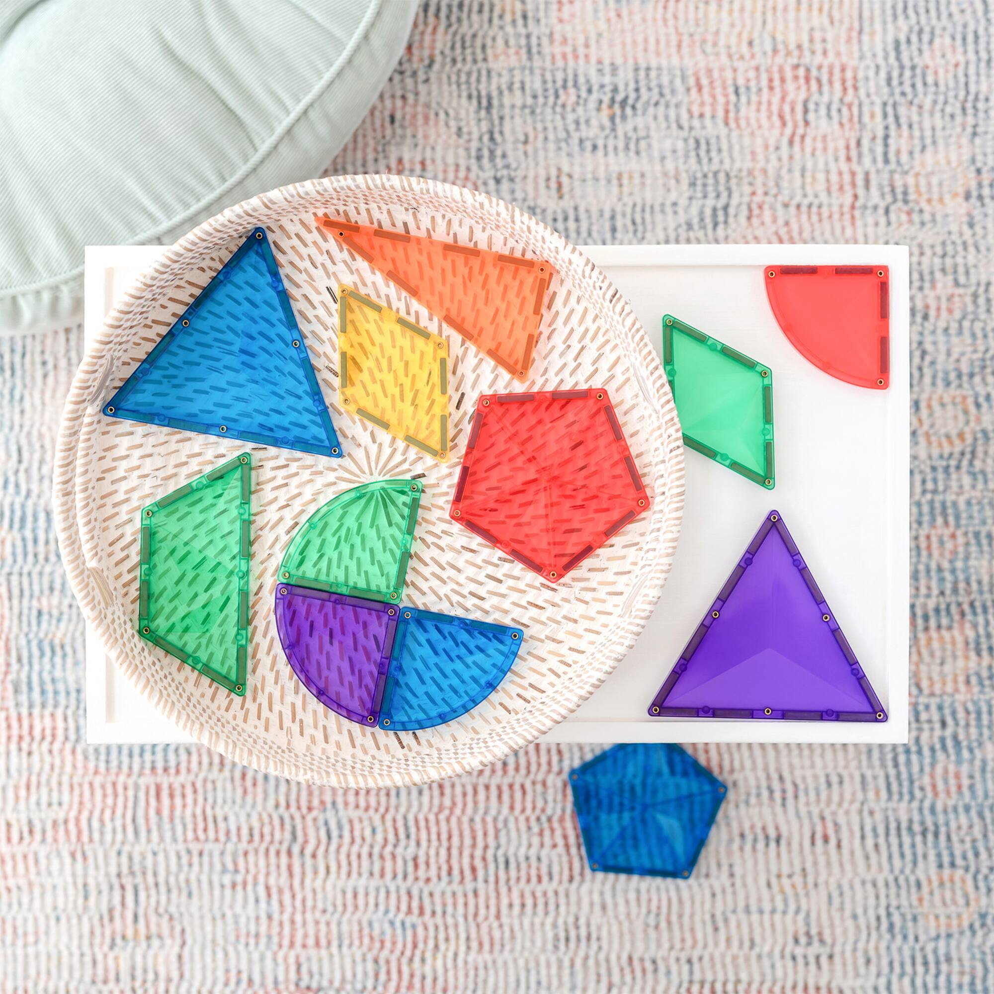 Connetix® Magnetic Tiles Rainbow Shape Expansion Pack Set